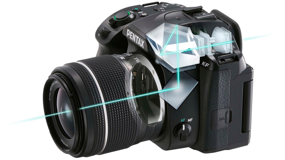 Pentax KF Digital Camera, Black, Compact, 1184