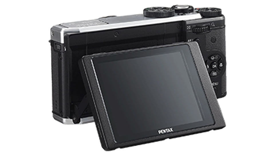 Pentax MX-1 Compact Digital Camera, Black and Silver 12633