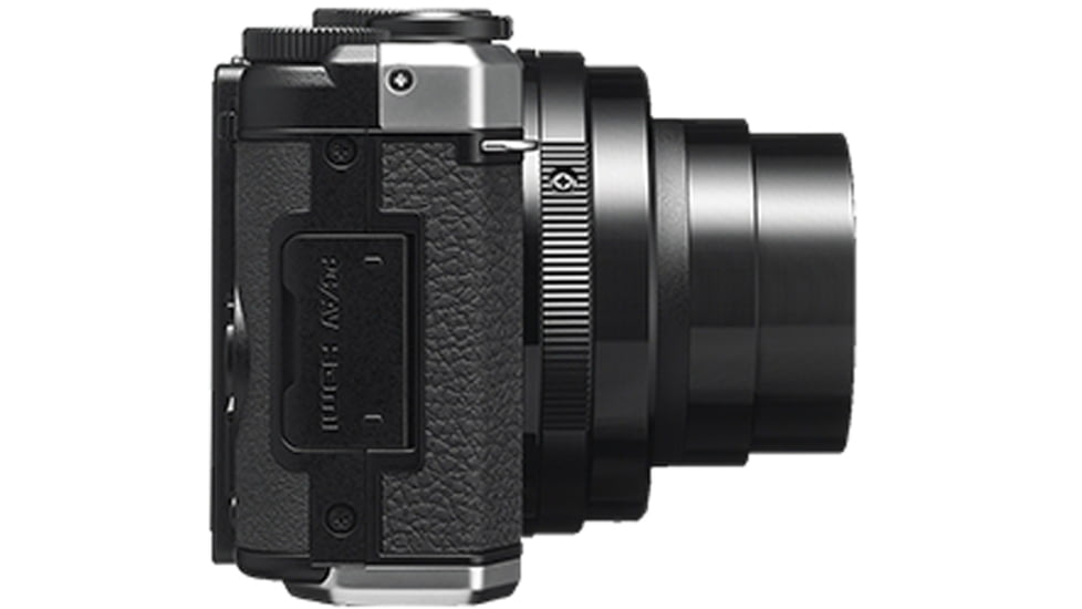 Pentax MX-1 Compact Digital Camera, Black and Silver 12633