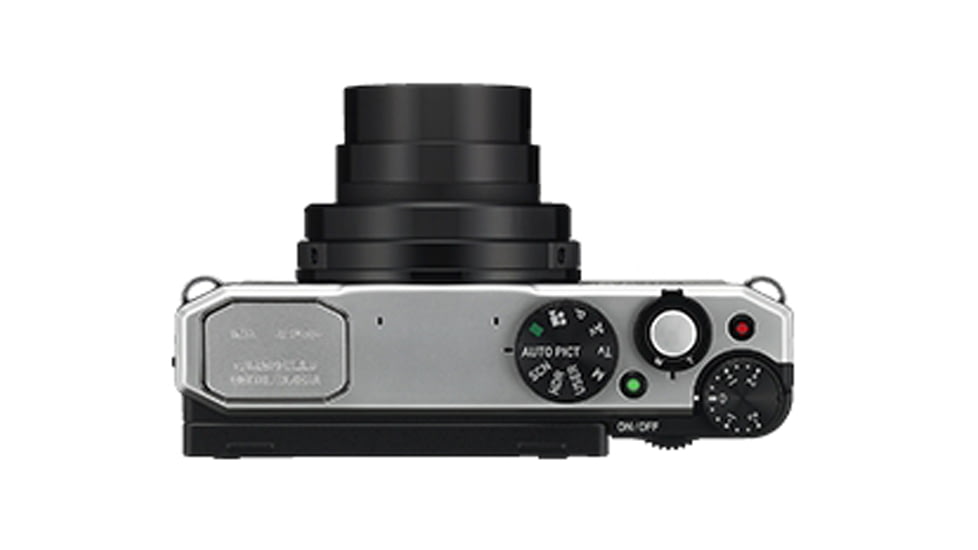 Pentax MX-1 Compact Digital Camera, Black and Silver 12633