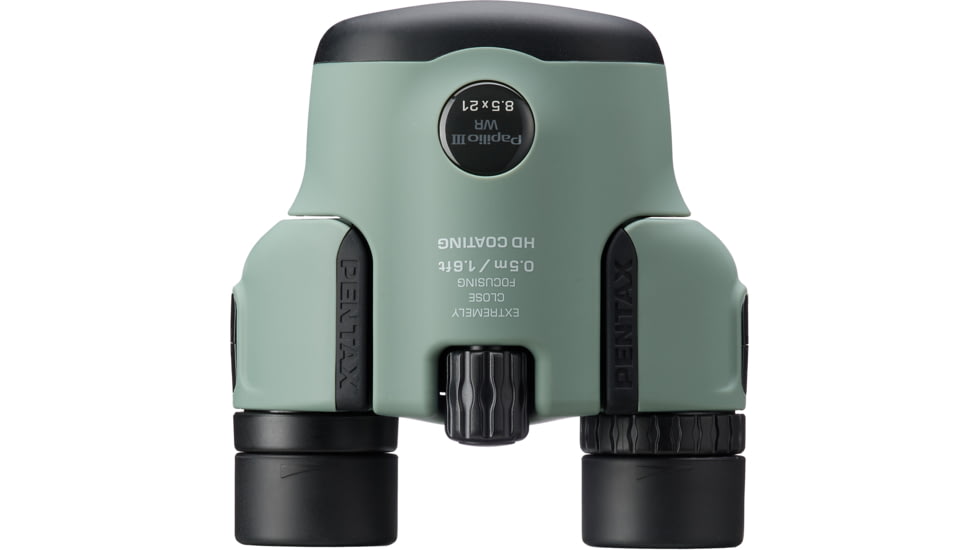 Pentax Papilio III WR 8.5x21mm Porro Prism Binocular, Olive, 62017