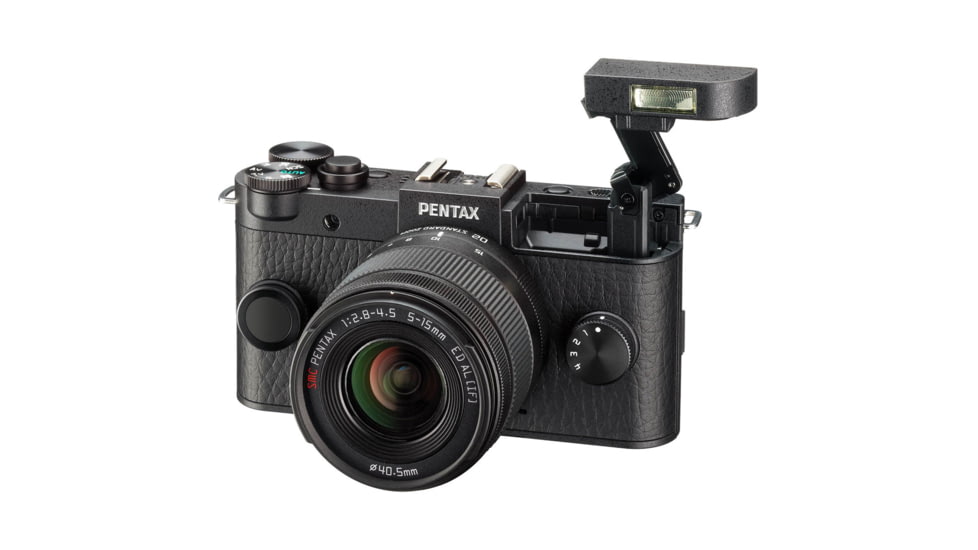 Pentax Q-S1 02 Zoom Kit (Black), Black 06074