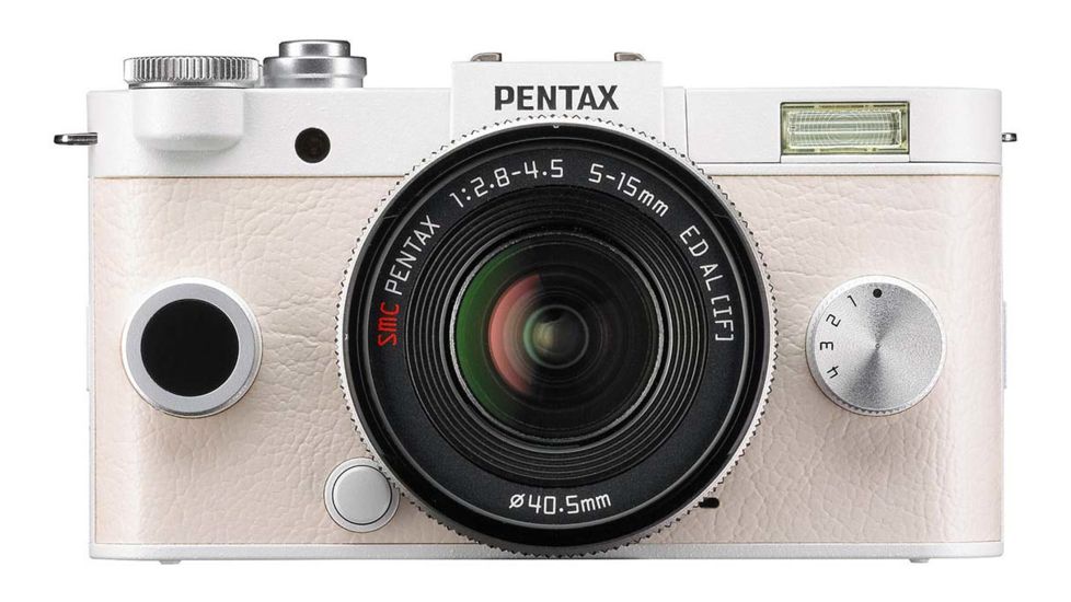 Pentax Q-S1 02 Zoom Kit (Pure White), White 06189