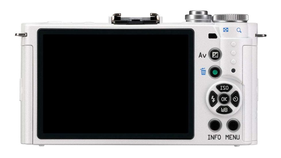 Pentax Q-S1 Camera (Pure White), White 06178