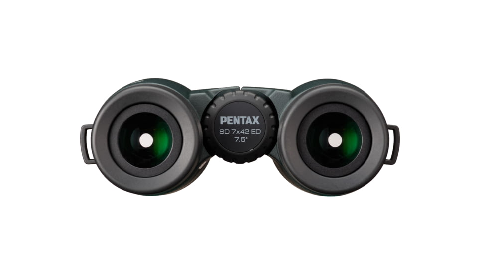 Pentax SD 7x42mm ED Roof Prism Binoculars, Dark Green, Compact, 62893