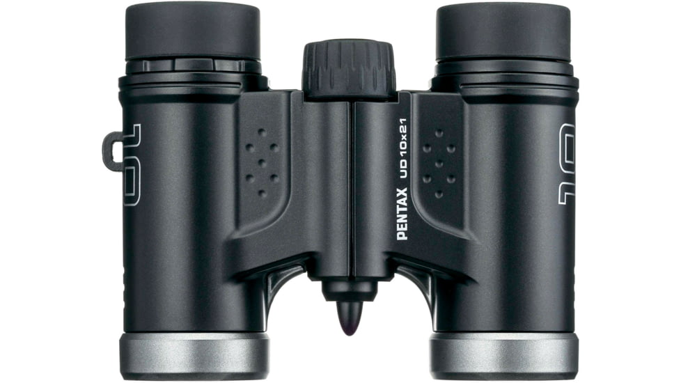 Pentax UD 10 X 21mm Black Compact Roof Prism Binoculars, Black, Medium, 61816