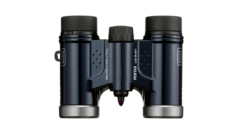 Pentax UD 9 X 21mm Black Compact Roof Prism Binoculars, Navy, Medium, 61812