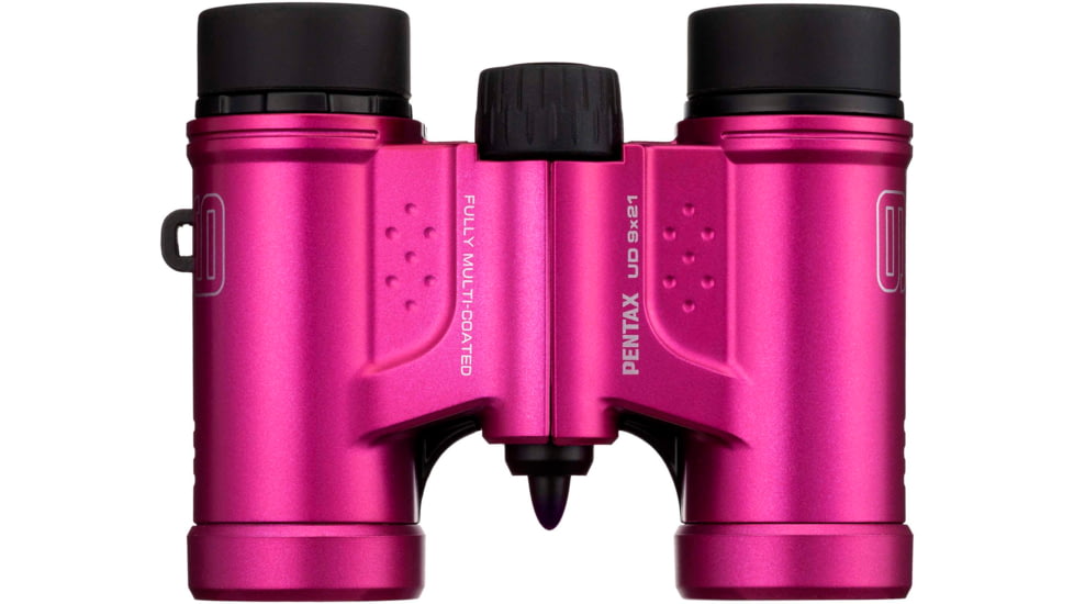 Pentax UD 9 X 21mm Black Compact Roof Prism Binoculars, Pink, Medium, 61815