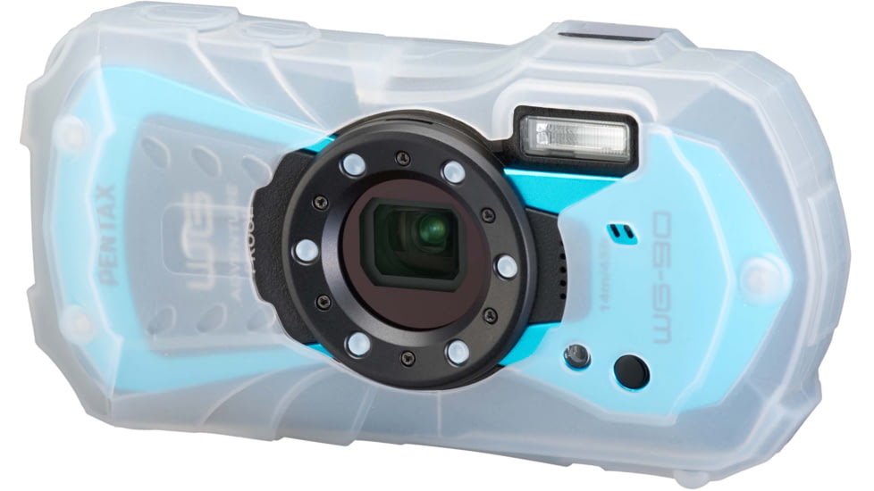 Pentax WG-90 Camera, Blue, Compact, 02145