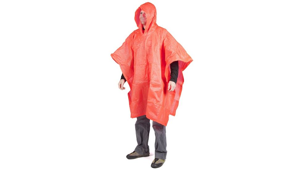 Peregrine Poncho, Orange, 518635
