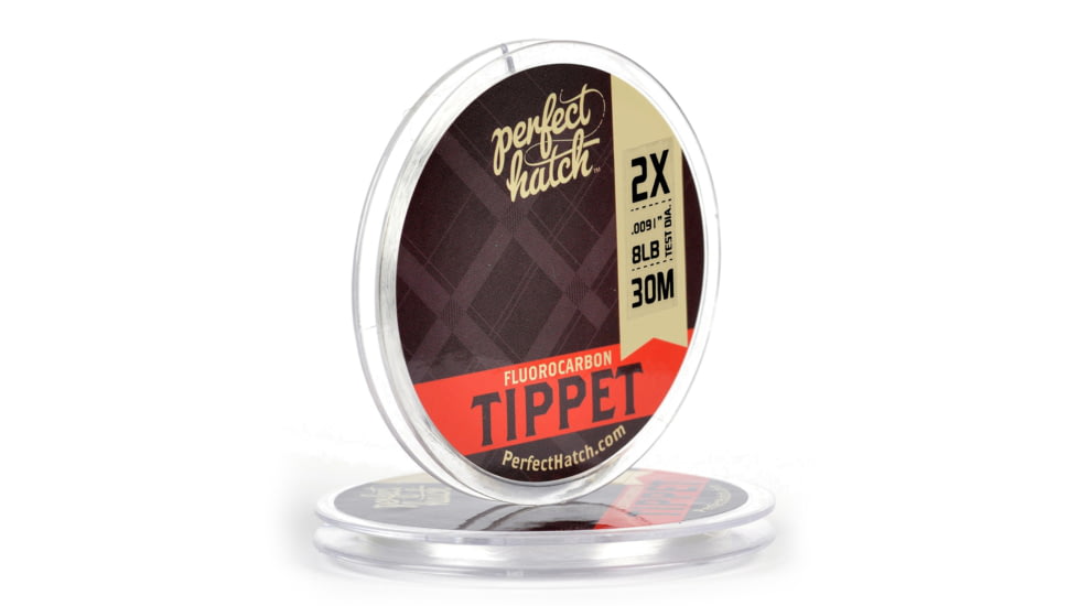Perfect Hatch Fluorocarbon Tippet Material, 2X, Clear, PH-SFPT30-2