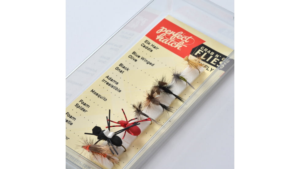 Perfect Hatch Grab N Go Dry Fly Assortment, 8pk, PH-FLYAST-49P