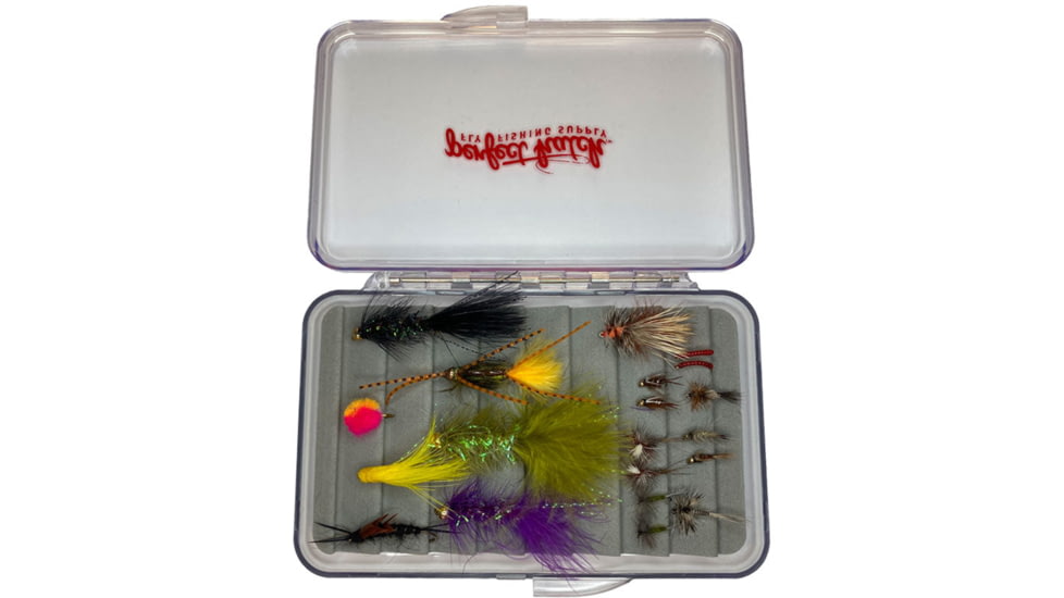 Perfect Hatch Perfect Fly Box Kit w/20 Assorted Flies, PH-FBAST-01