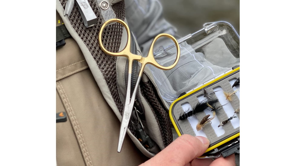 Perfect Hatch Stainless Steel Forceps Scissor, 6in, Gold, PH-A-SFS-G06