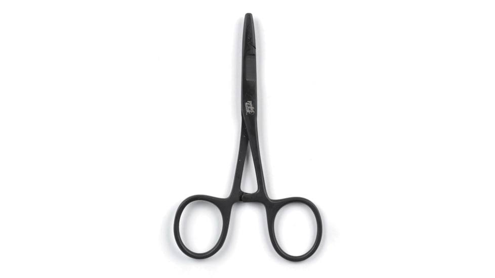 Perfect Hatch Stainless Steel Forceps Scissor, Anodized, 6in, Black, PH-A-SFS-B06