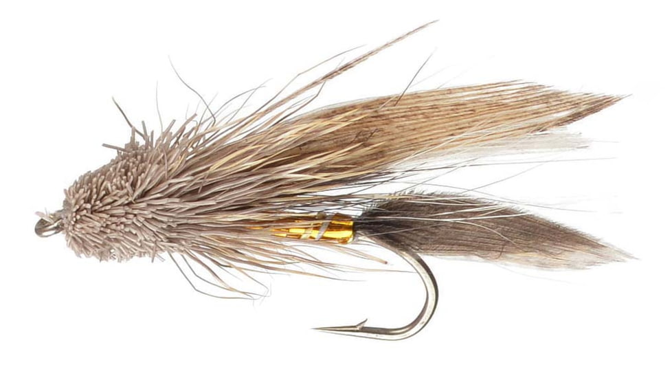 Perfect Hatch Streamer Flies Muddler Minnow, Gold, #12, PHFLY128812P
