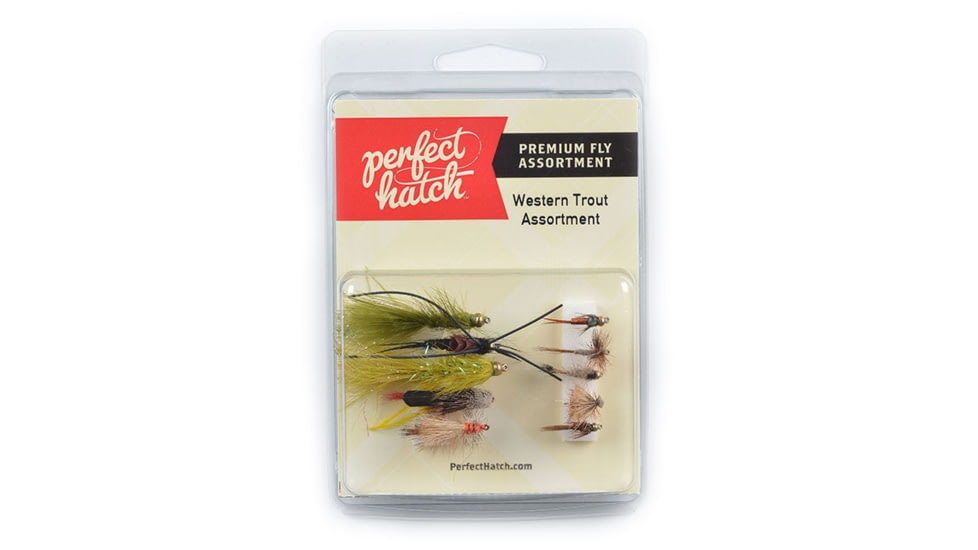 Perfect Hatch Western Trout Assortment, 10pk, PH-FLYAST-41P