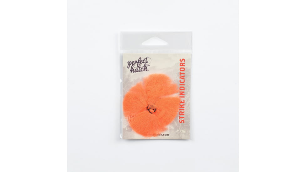 Perfect Hatch Yarn Strike Indicators, 4 Indicators, Orange, PH-SI-OR