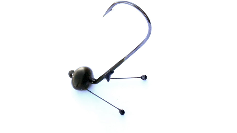 Perfection Lures 3/16oz Shaky Head Stand Up Jigs-Green Pumpkin-True Stand Up Action, SHU3/16