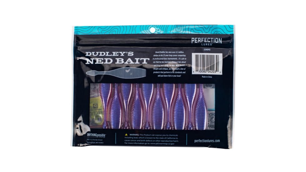 Perfection Lures Dudleys Ned Bait, Morning Dawn, 3.25 in., DDNBMD