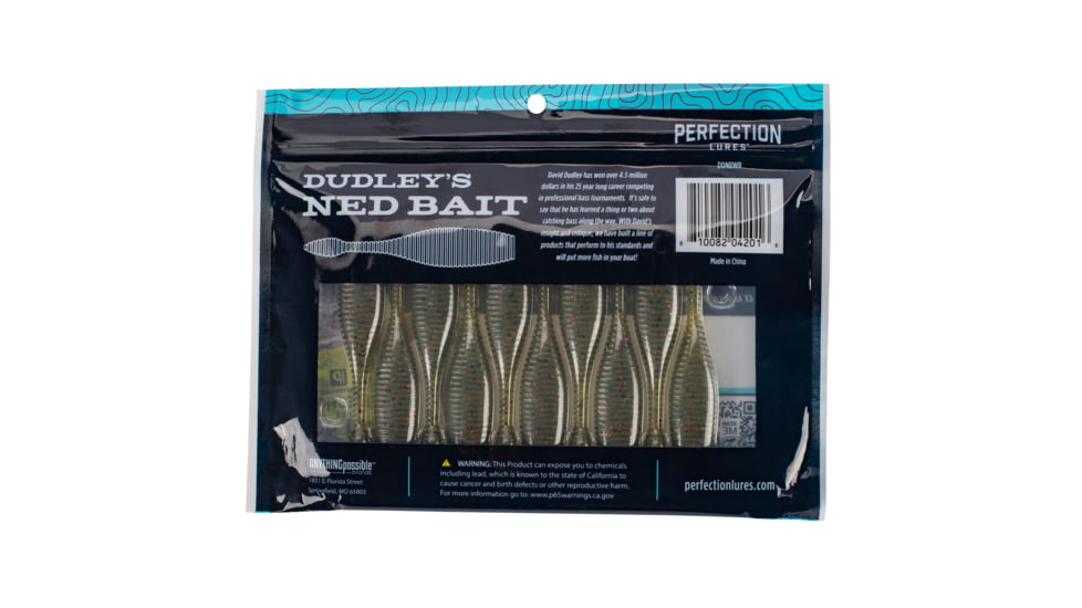 Perfection Lures Dudleys Ned Bait, Watermelon Red, 3.25 in., DDNBWR