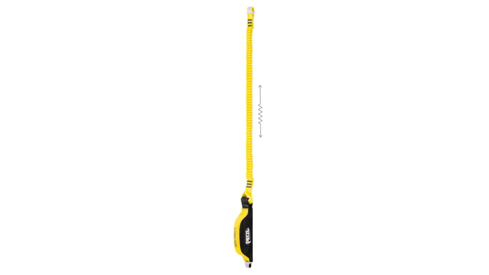 Petzl Absorbica-I 150 Single Lanyard w/Energy Absorber, ANSI, 150cm, L64IU 150