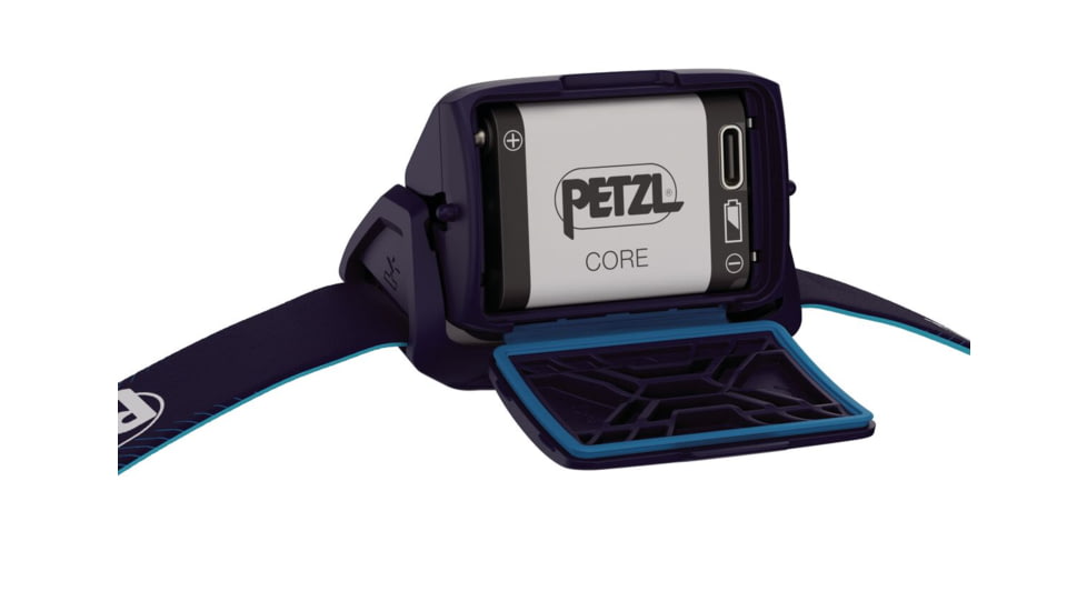Petzl ACTIK Core Headlamp, Blue, E065AB01