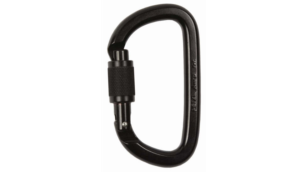 Petzl Am'D Lock Carabiner, Black, M34 SLN