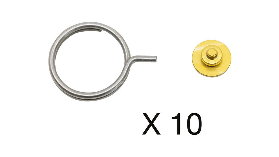 Petzl Am'D Pin-Lock Pins w/Rings, Pack of 10, M034BA00