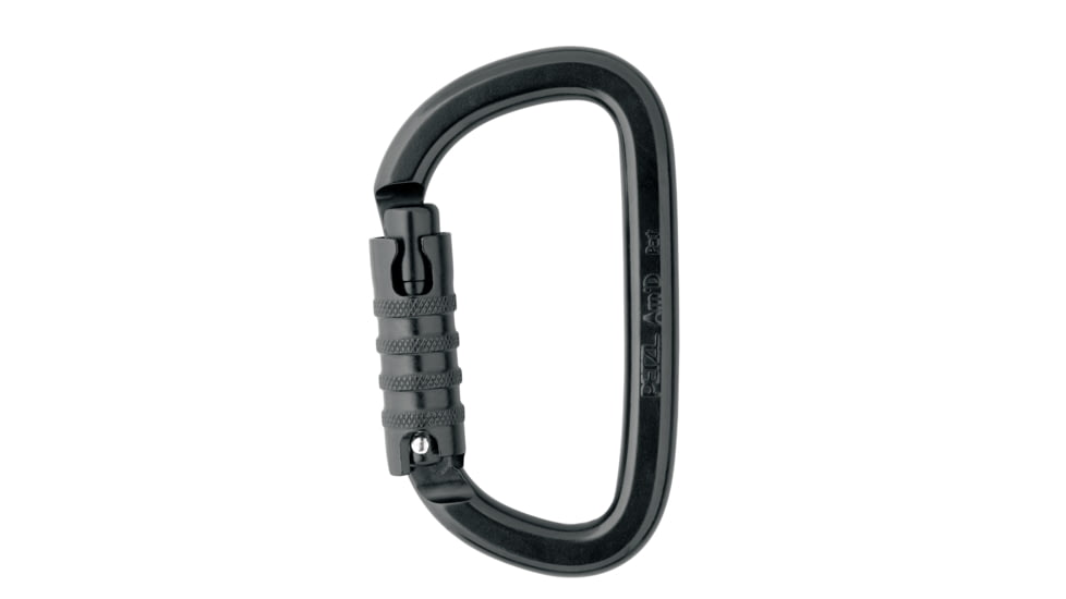 Petzl Am'D Tri-Act Carabiner, Black, M34 TLN