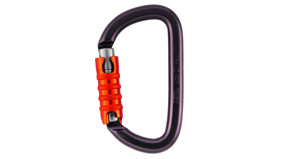 Petzl Am'D Carabiner, Gray, Triact-Lock, M34A TL