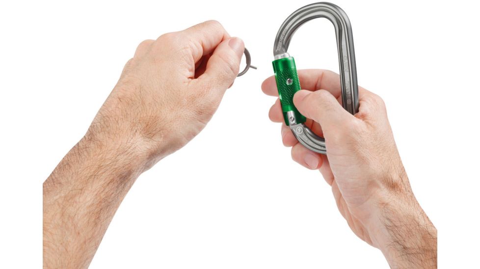 Petzl AMD H-Frame Carabiner, Pin-Lock, M34A PL