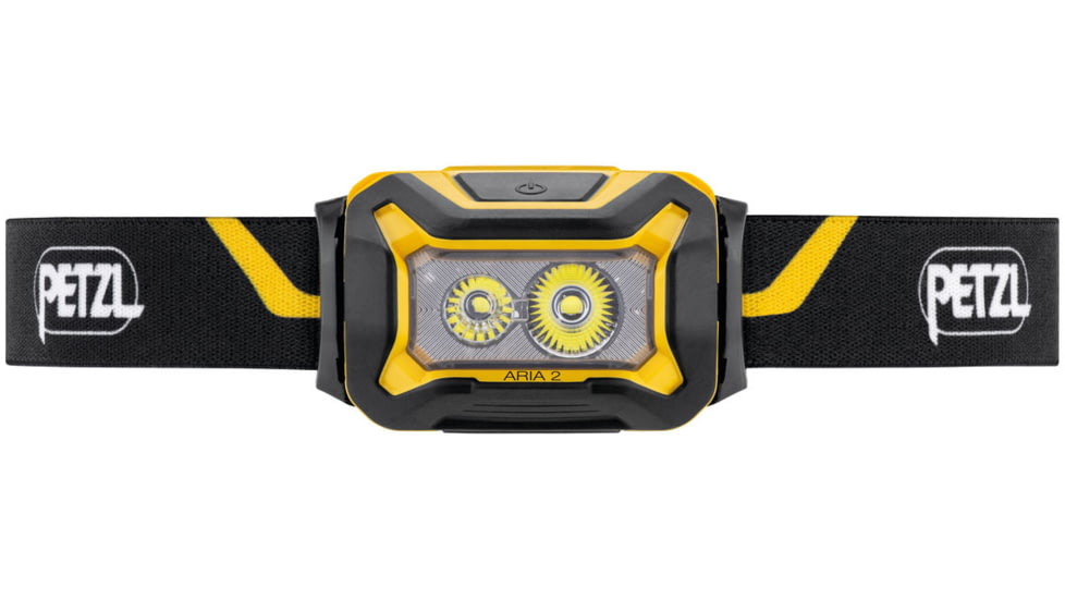 Petzl Aria 2 Headlamp, Black/Yellow, E070AB00
