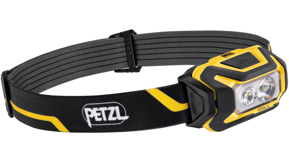 Petzl Aria 2 Headlamp, Black/Yellow, E070AB00