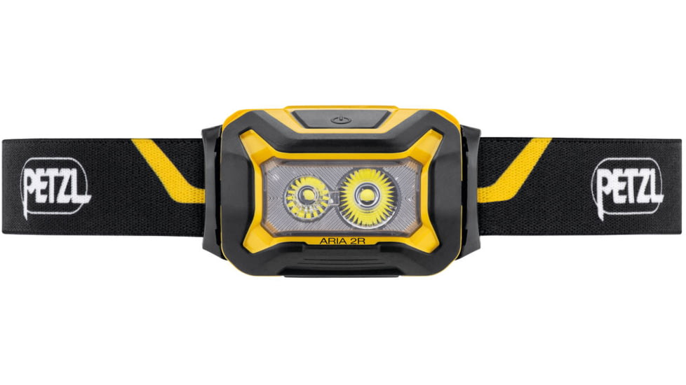 Petzl Aria 2R Headlamp, Black/Yellow, E070CA00