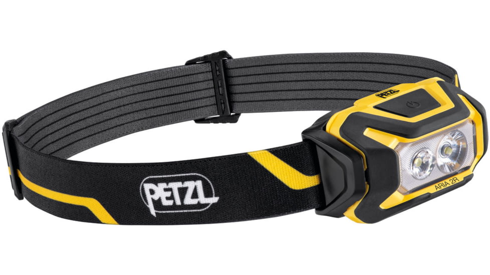 Petzl Aria 2R Headlamp, Black/Yellow, E070CA00