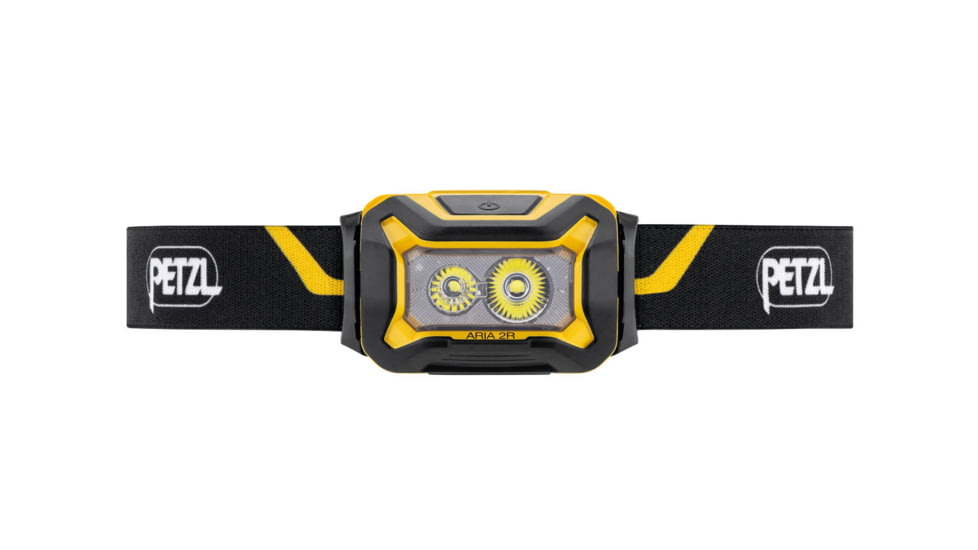 Petzl Aria 2R Headlamp, Black/Yellow, E071AA00