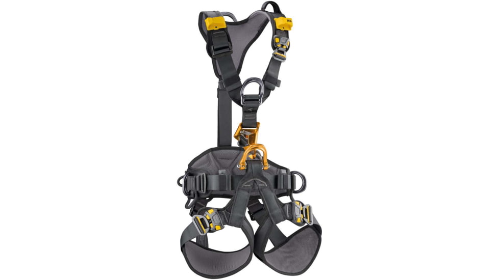 Petzl Astro Bod Fast International Harness, Black/Yellow, 0, C083BA00