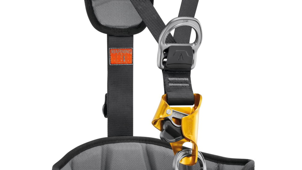 Petzl Astro International Harness, Black/Yellow, 0, C083BB00