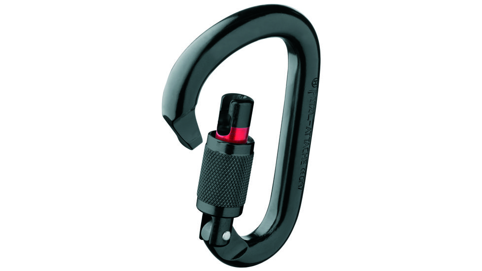 Petzl Attache Lock Carabiner Black M35 SLN