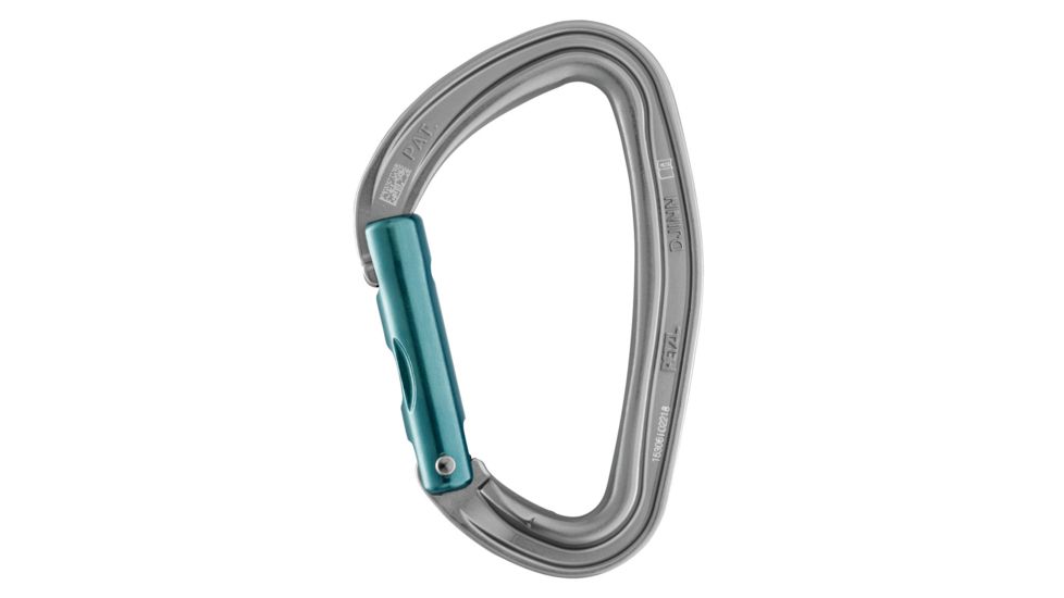 Petzl Djinn H-Frame Carabiner, Straight Gate, Gray, M060AA00