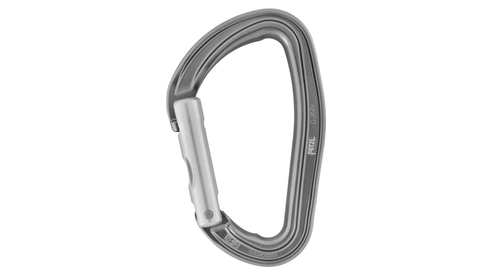 Petzl Djinn Straight Carabiner, Gray, M060LA00