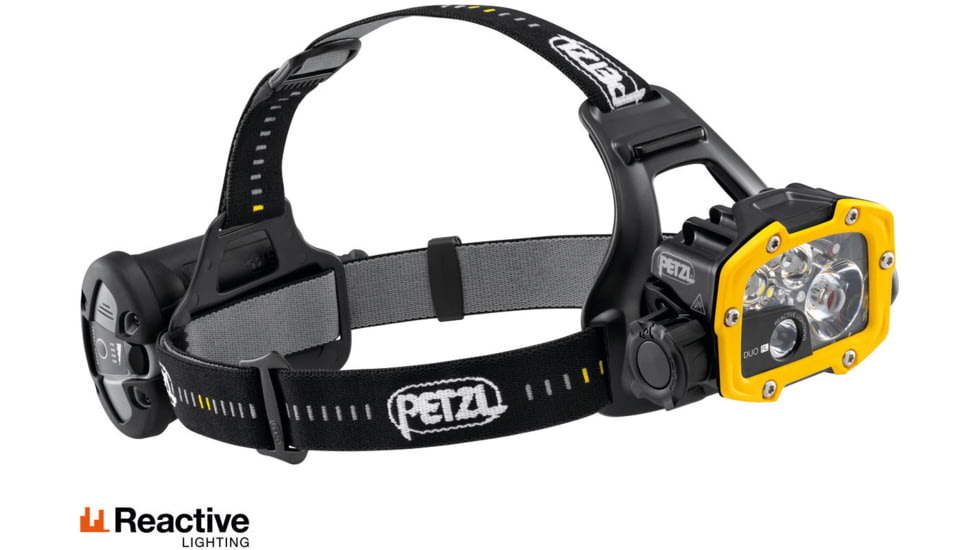 Petzl Duo RL Headlamp, Black/Yellow, E103AA00