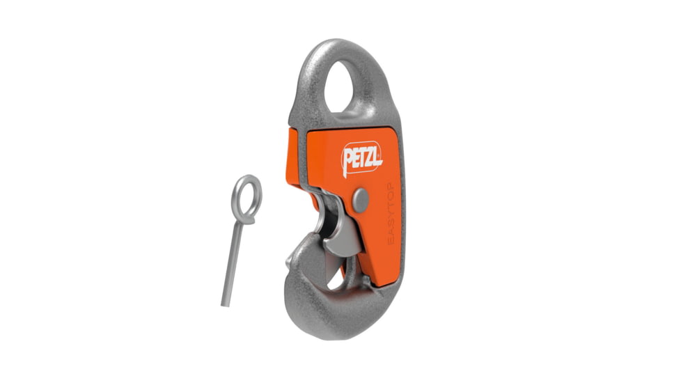 Petzl Easytop Carabiner, Steel/Nylon, M001AA00