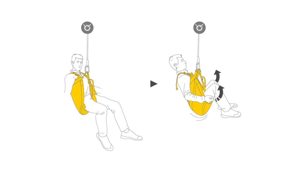 Petzl Evacuation Triangle Pitagor, One Size, C060AA00