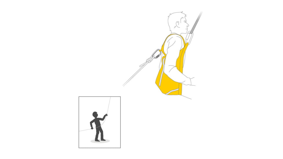 Petzl Evacuation Triangle Pitagor, One Size, C060AA00