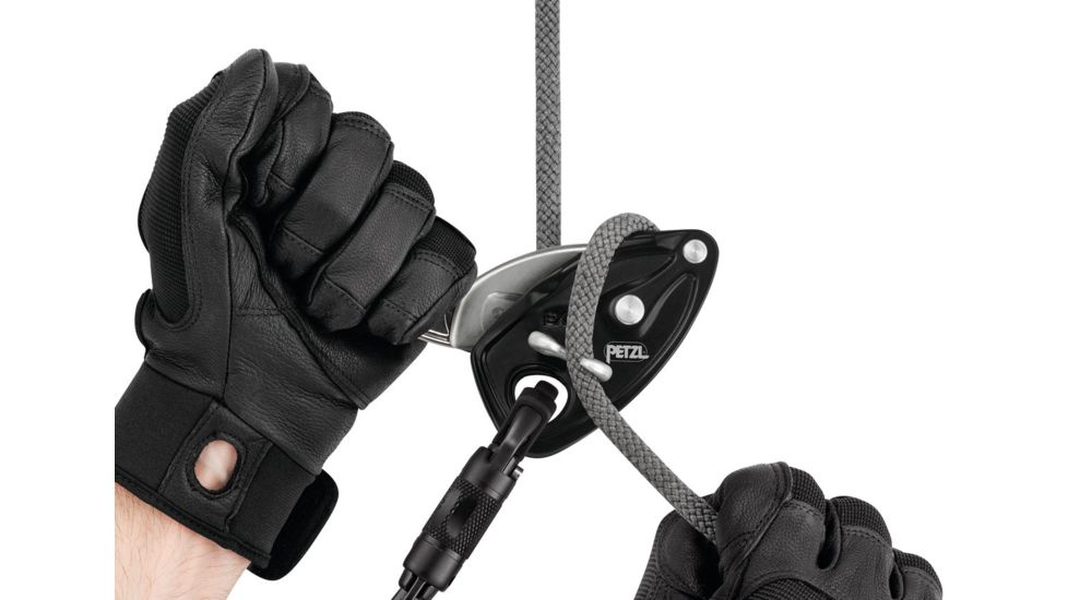 Petzl Exo Eashook Individual Evacuation System w/ EASHOOK Carabiner, Black, 15m, D030DA02