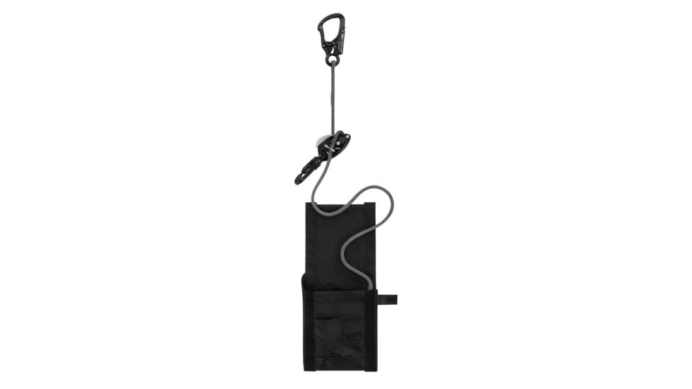 Petzl Exo Eashook Individual Evacuation System w/ EASHOOK Carabiner, Black, 15m, D030DA02