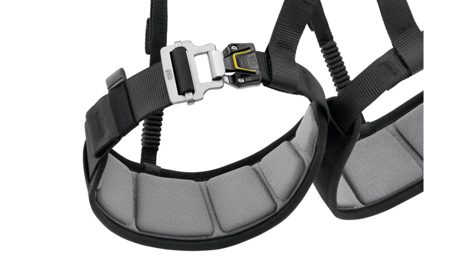 Petzl Falcon Harness, Black/Yellow, 1, C038DA00