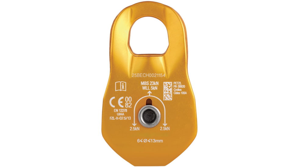 Petzl Fixe Pulley, Yellow, P006AA00